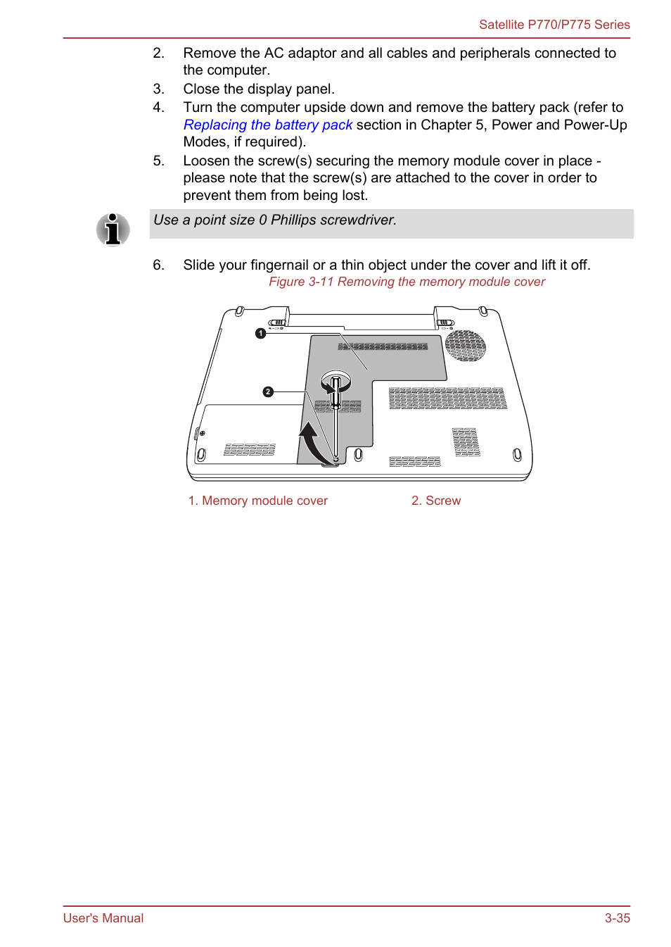 Toshiba Satellite P775 User Manual | Page 85 / 179