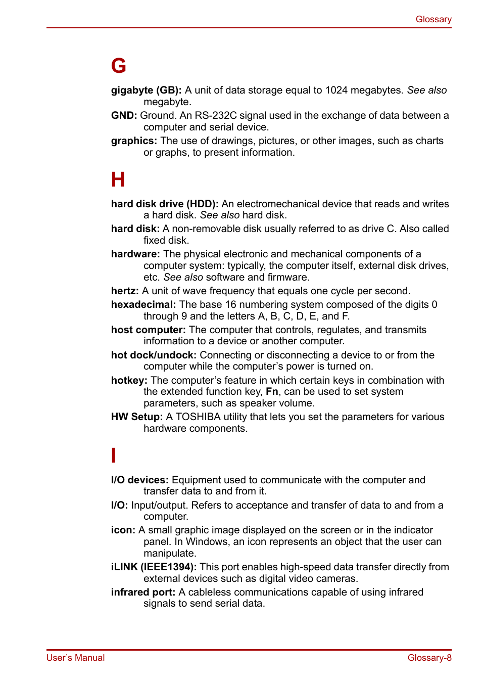 Toshiba Equium A100 (PSAAB) User Manual | Page 177 / 187