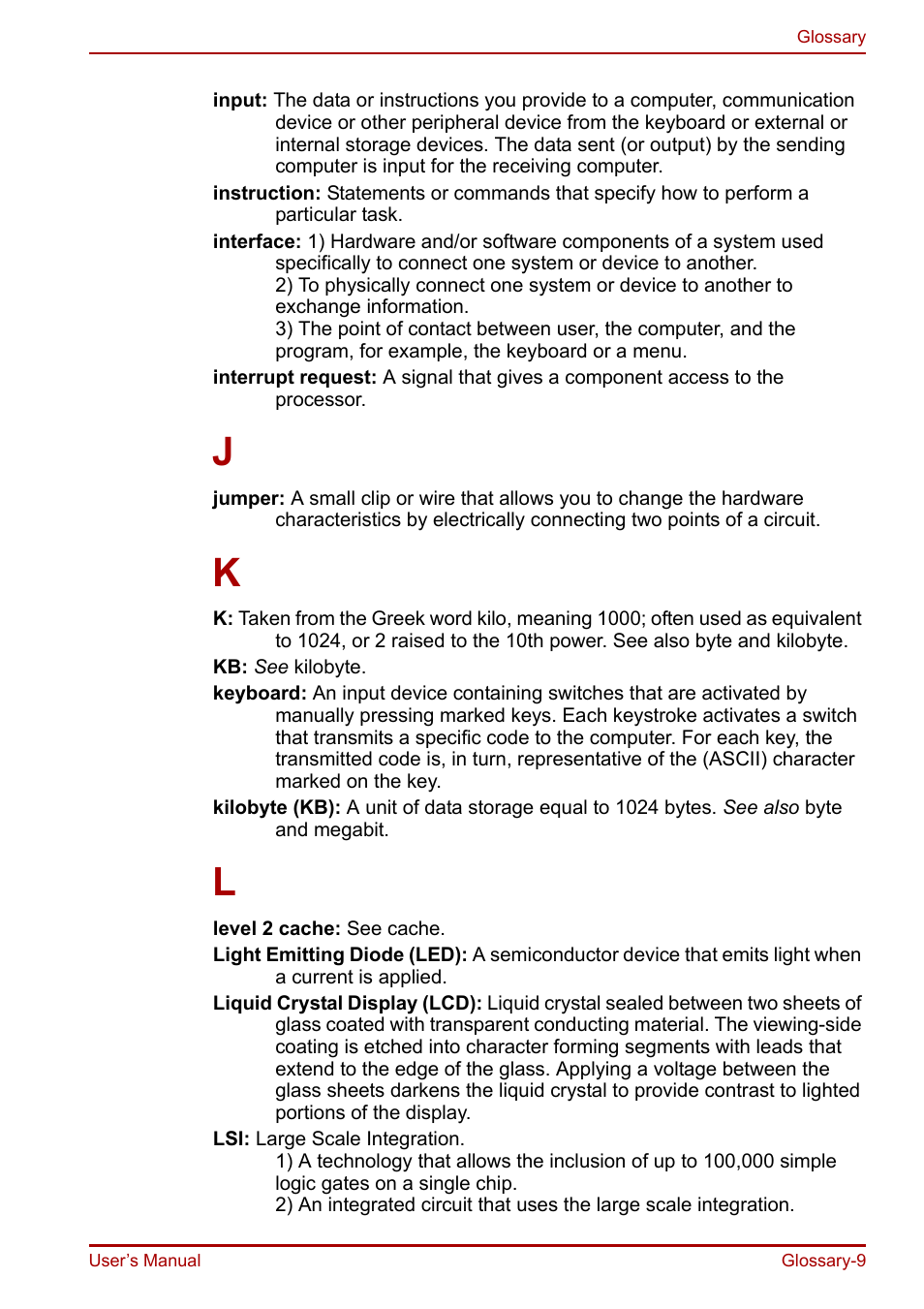 Toshiba Equium A100 (PSAAB) User Manual | Page 178 / 187