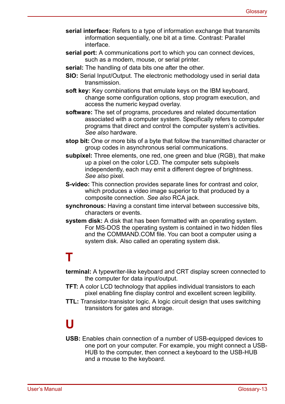 Toshiba Equium A100 (PSAAB) User Manual | Page 182 / 187