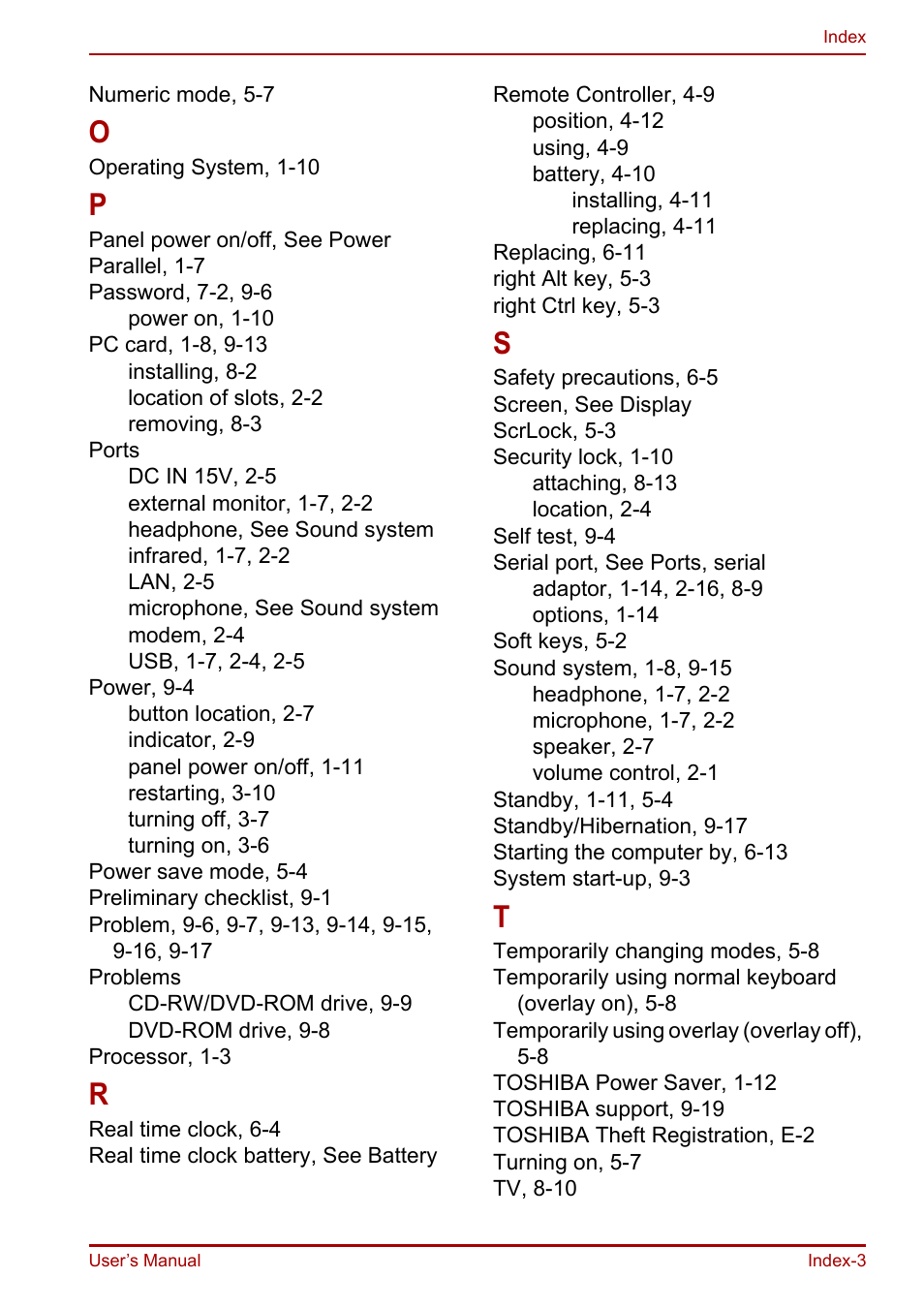 Toshiba Equium A100 (PSAAB) User Manual | Page 186 / 187