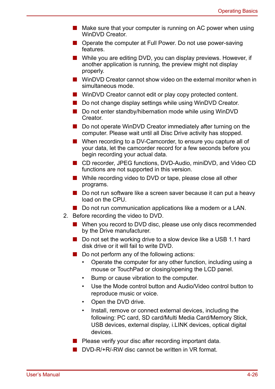 Toshiba Equium A100 (PSAAB) User Manual | Page 87 / 187