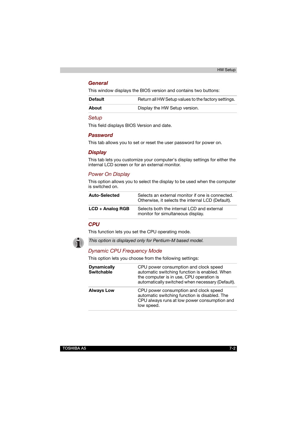 Toshiba Tecra A5 User Manual | Page 118 / 178