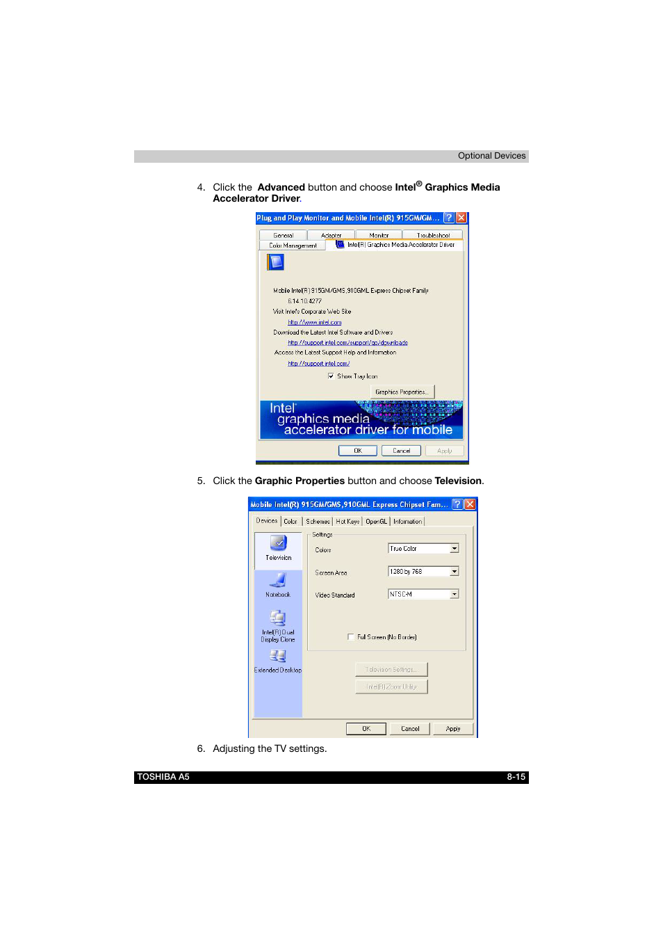 Toshiba Tecra A5 User Manual | Page 135 / 178