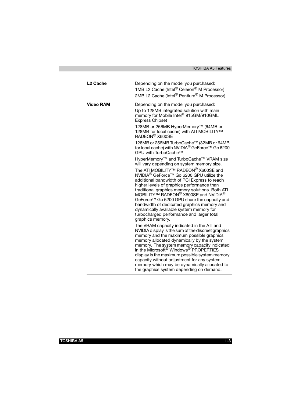 Toshiba Tecra A5 User Manual | Page 30 / 178