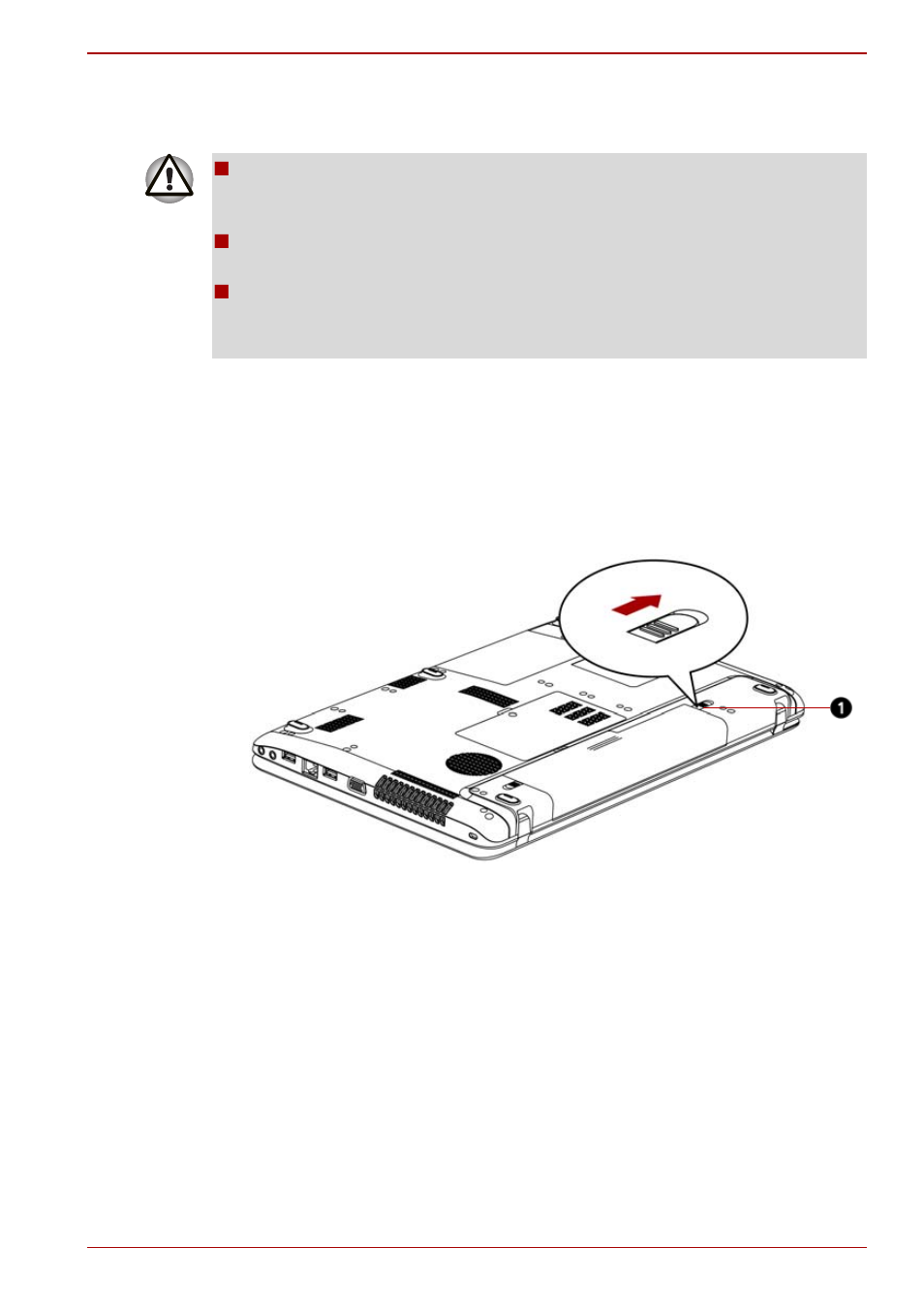 Removing the battery pack | Toshiba Satellite Pro C650D User Manual | Page 113 / 170