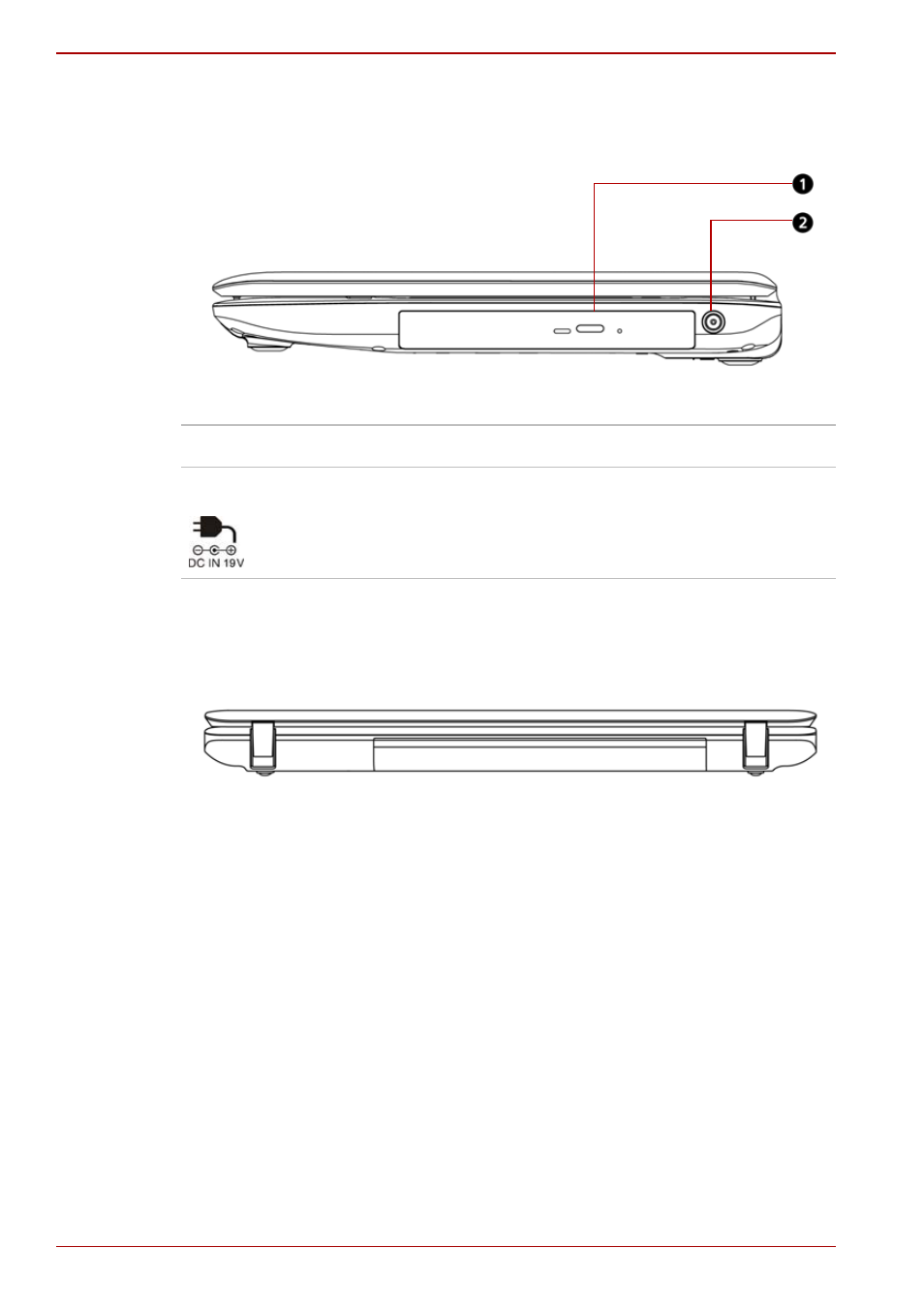 Right side, Back side, Right side -4 back side -4 | Toshiba Satellite Pro C650D User Manual | Page 38 / 170