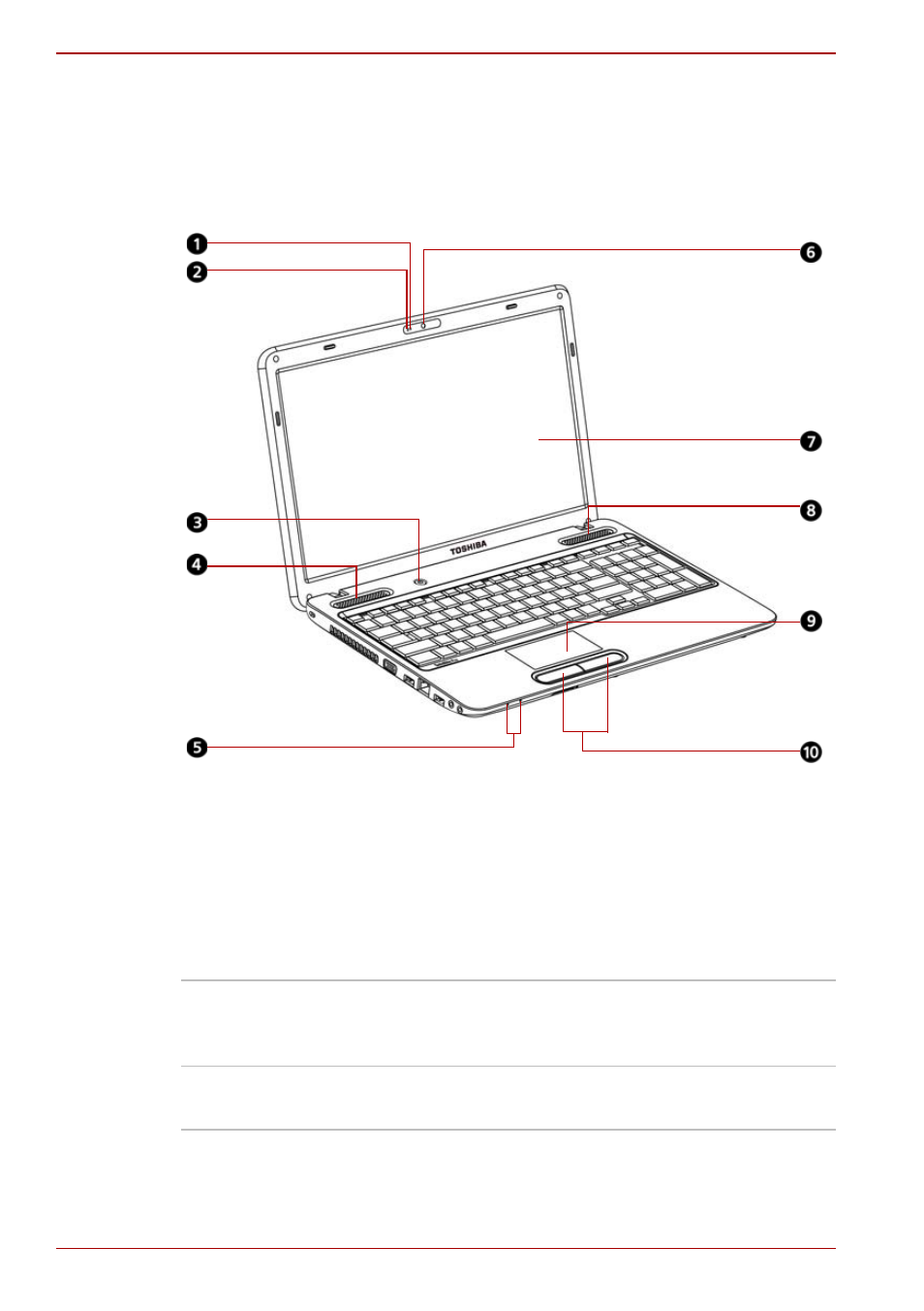 Front with the display open, Front with the display open -6 | Toshiba Satellite Pro C650D User Manual | Page 40 / 170