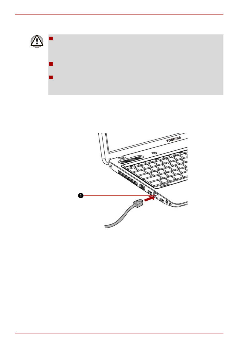 Connecting lan cable, Disconnecting lan cable | Toshiba Satellite Pro C650D User Manual | Page 94 / 170