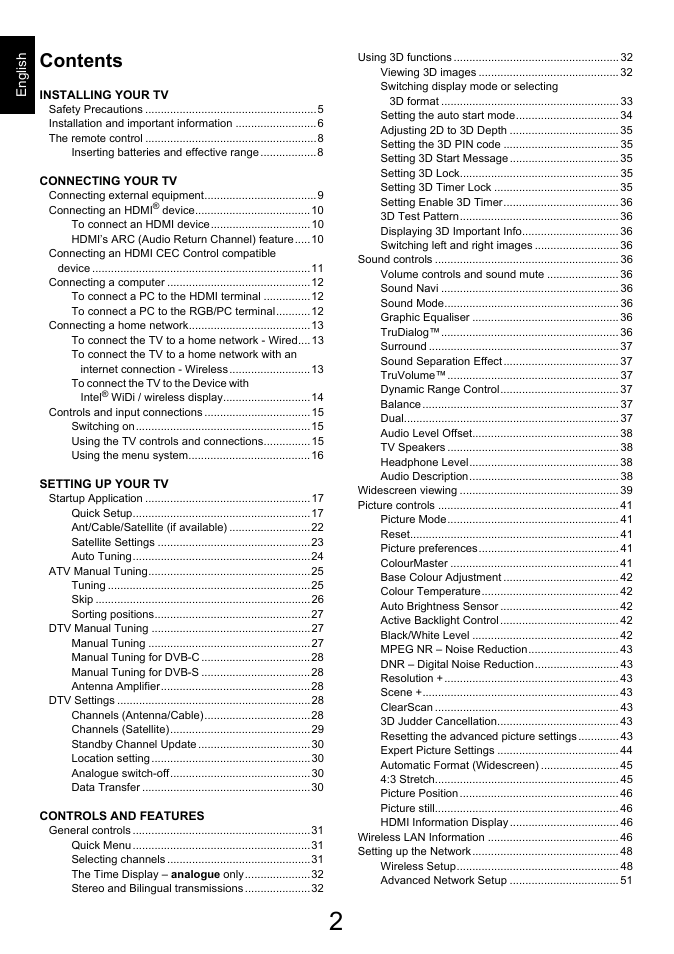 Toshiba L7463 User Manual | Page 2 / 104
