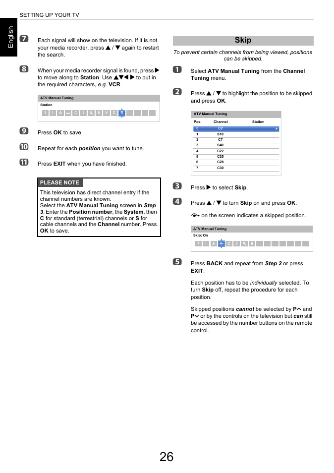 Skip | Toshiba L7463 User Manual | Page 26 / 104