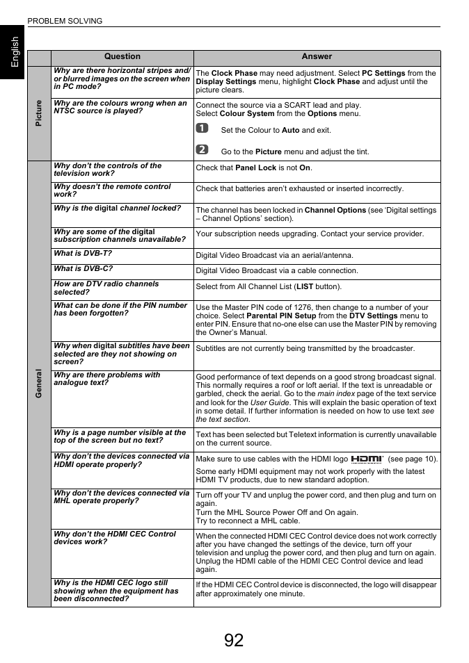 Toshiba L7463 User Manual | Page 92 / 104