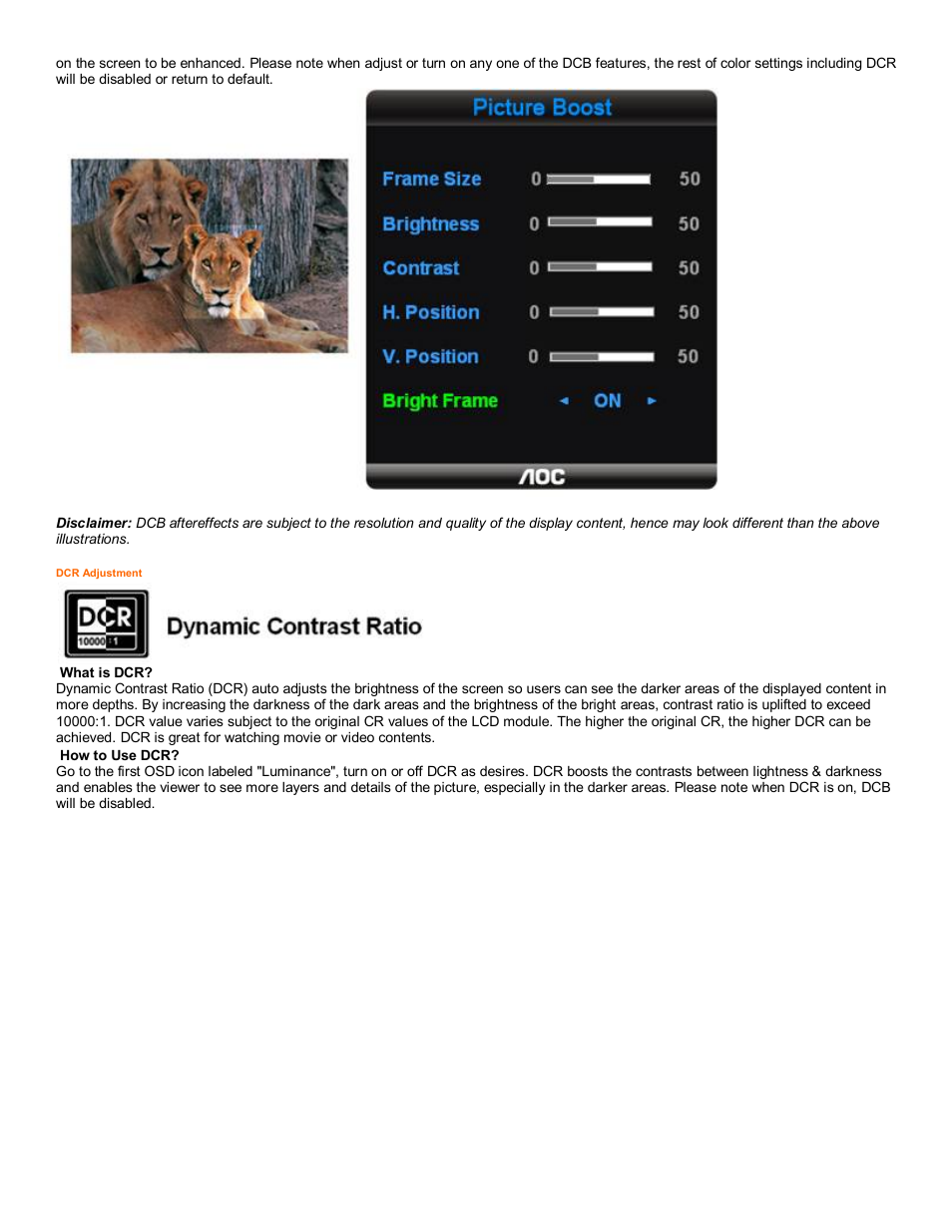 AOC 2218PH User Manual | Page 11 / 24