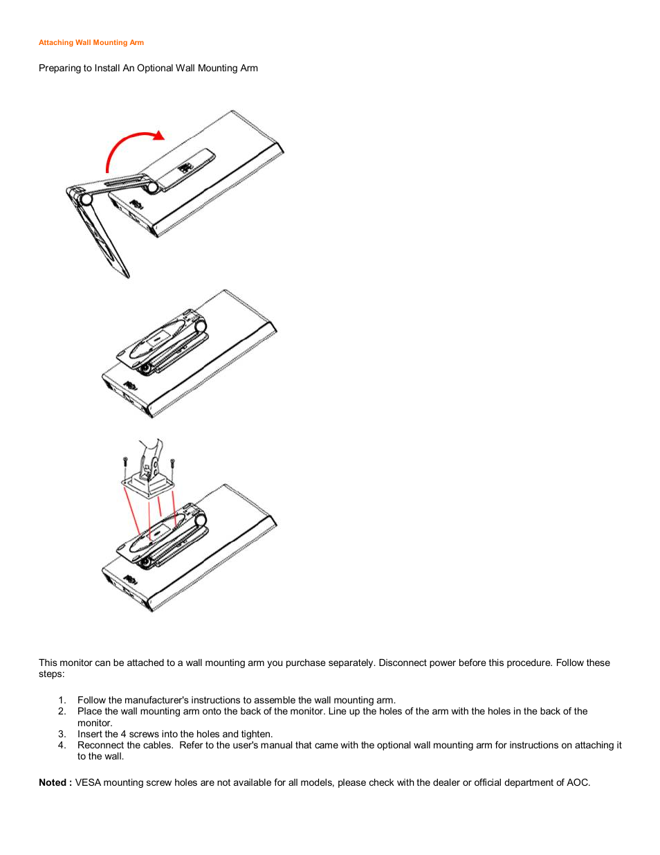 AOC 2218PH User Manual | Page 6 / 24