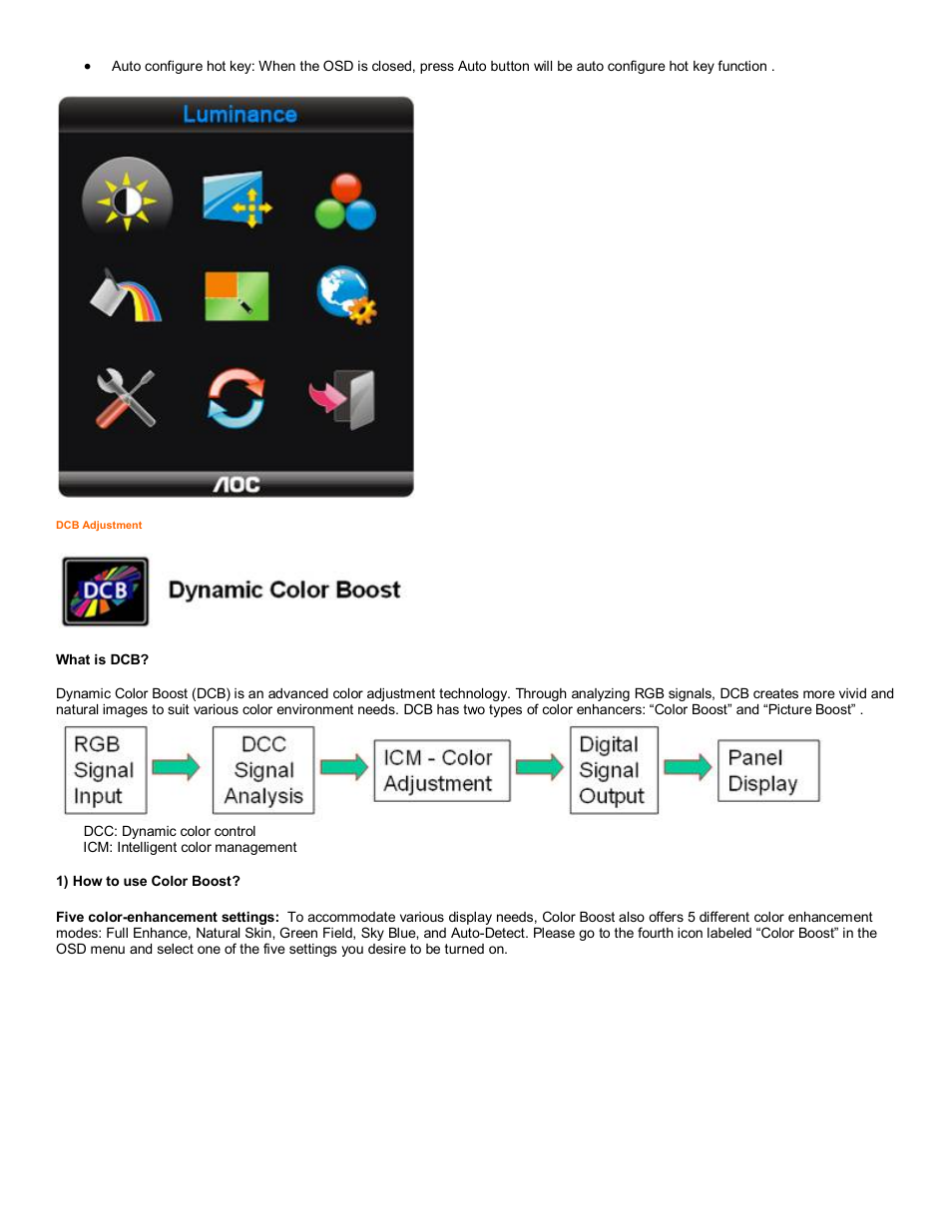 AOC 2218PH User Manual | Page 8 / 24