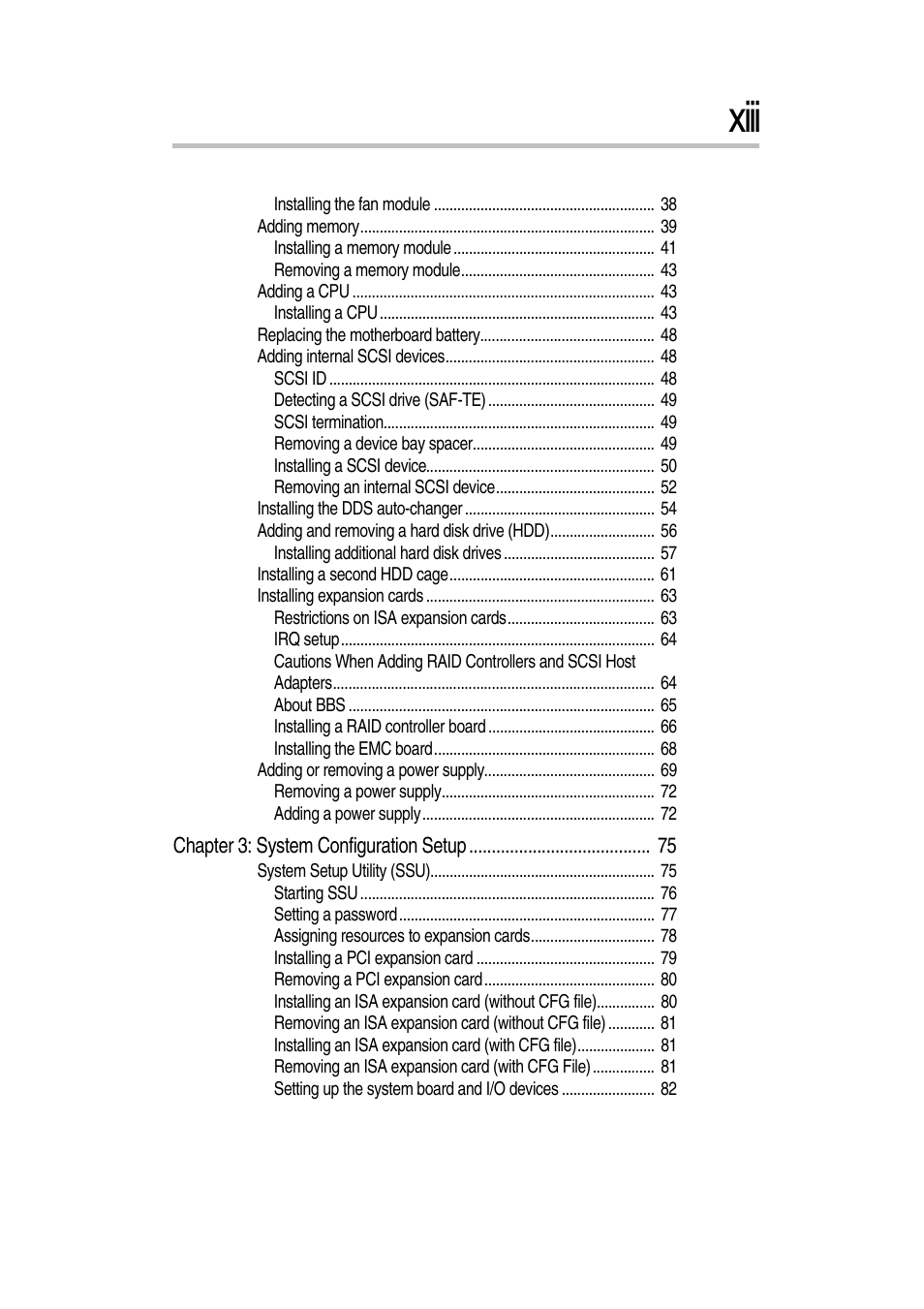 Xiii | Toshiba Magnia 7010 User Manual | Page 13 / 182