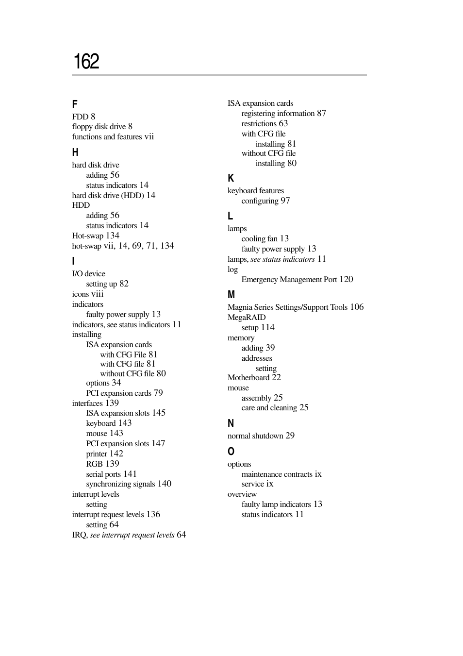 Toshiba Magnia 7010 User Manual | Page 178 / 182