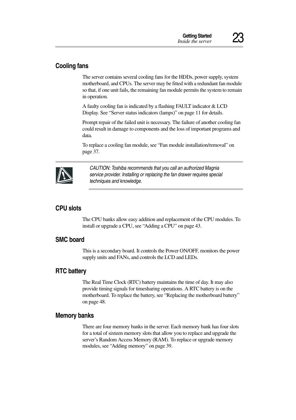 Toshiba Magnia 7010 User Manual | Page 39 / 182