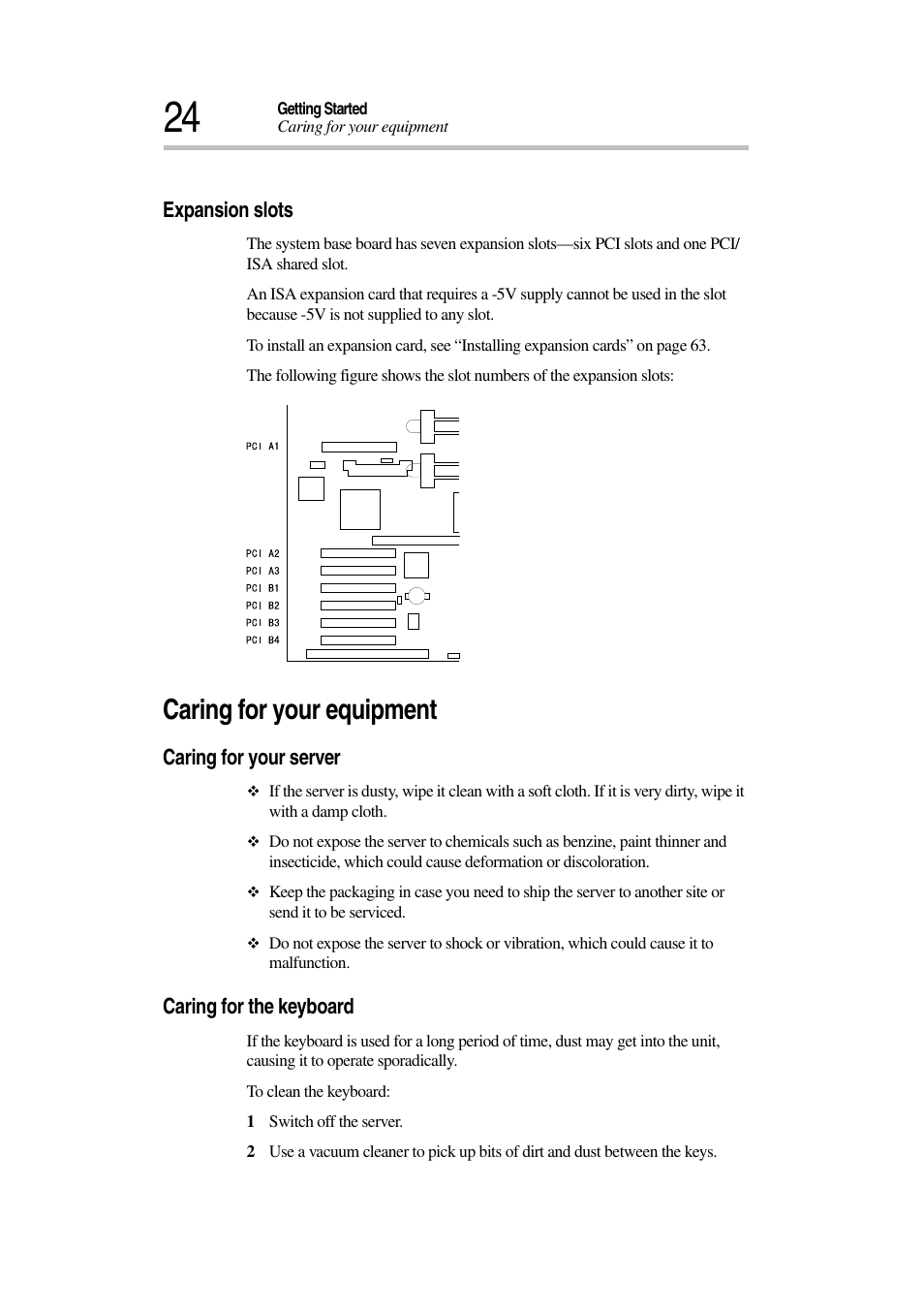 Caring for your equipment | Toshiba Magnia 7010 User Manual | Page 40 / 182