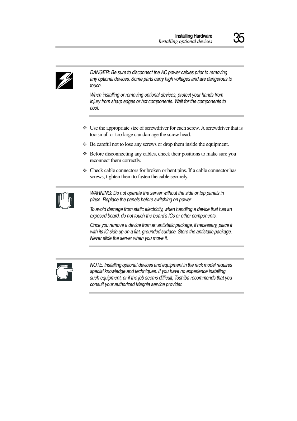 Toshiba Magnia 7010 User Manual | Page 51 / 182