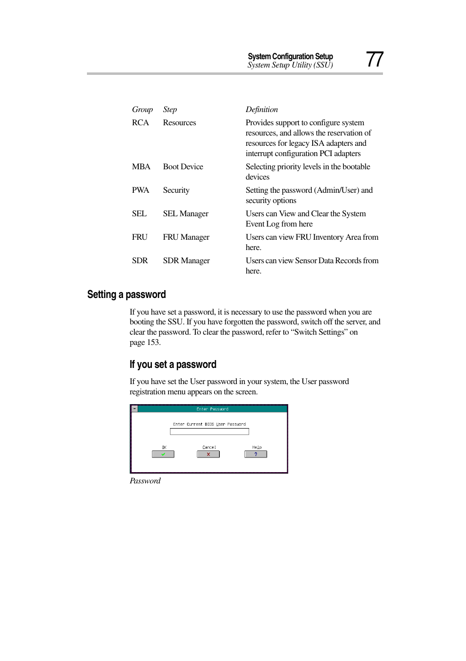 Setting a password, If you set a password | Toshiba Magnia 7010 User Manual | Page 93 / 182
