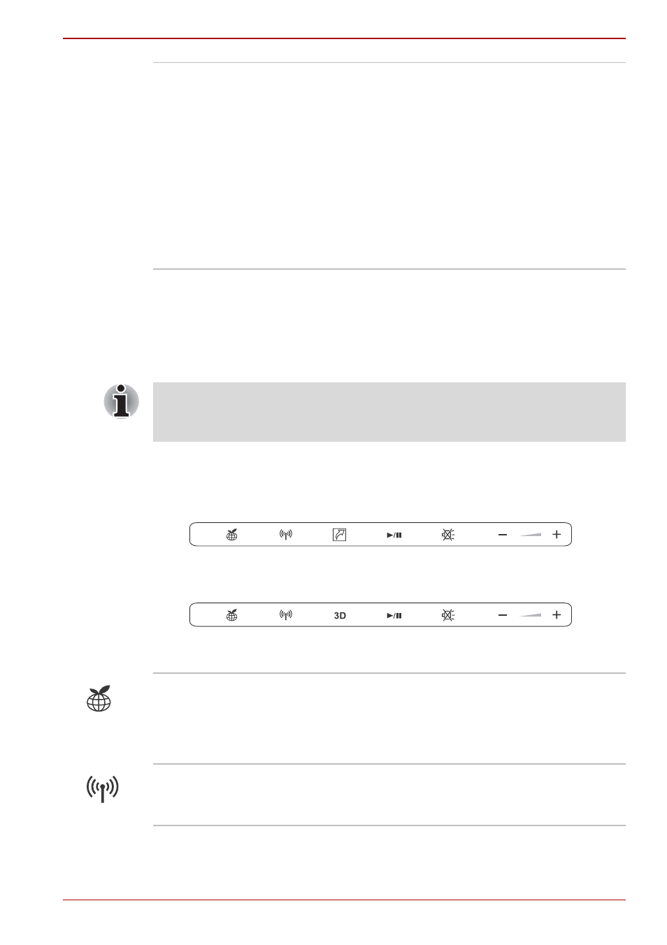 Function buttons, Function buttons -11 | Toshiba Satellite P755 User Manual | Page 47 / 214