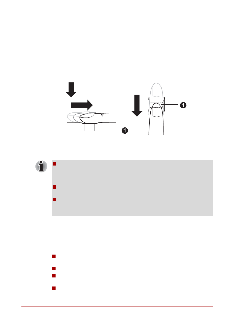 How to swipe your finger | Toshiba Satellite P755 User Manual | Page 98 / 214