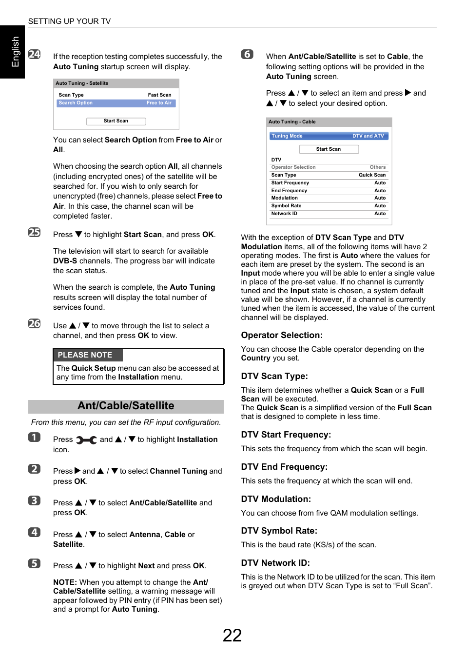 Ant/cable/satellite | Toshiba M9363 User Manual | Page 22 / 106