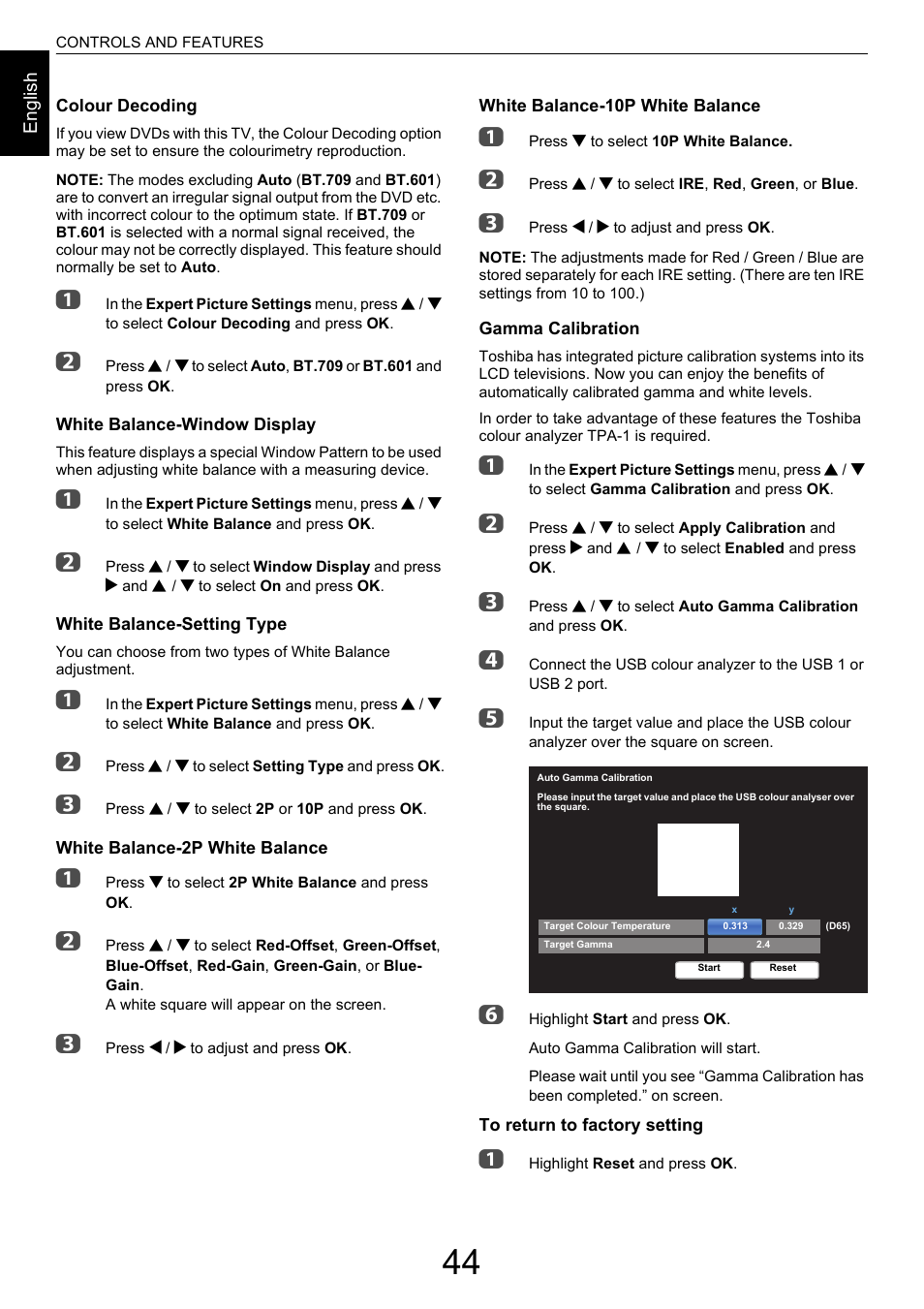 Toshiba M9363 User Manual | Page 44 / 106