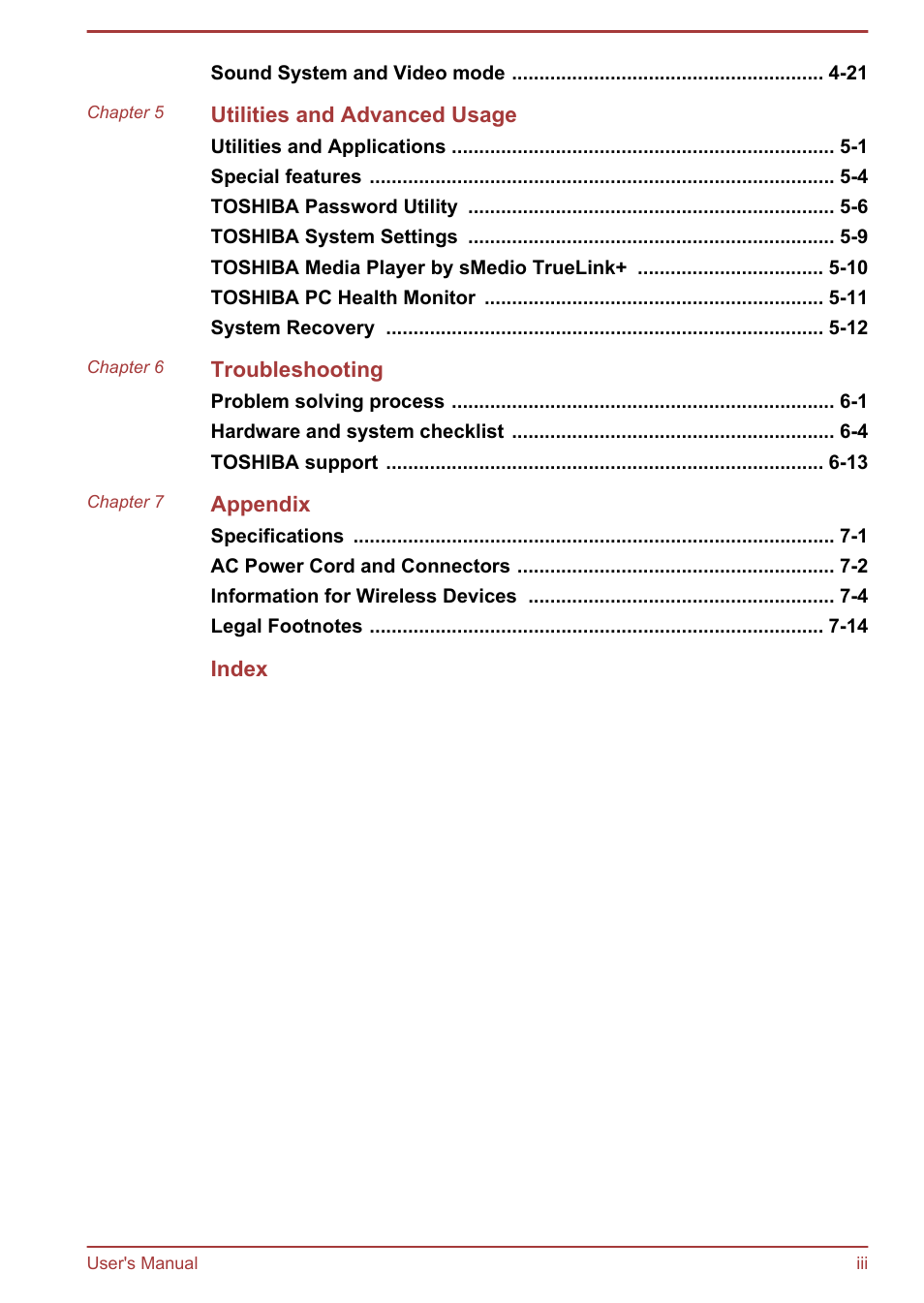 Toshiba Satellite NB10T-A User Manual | Page 3 / 116