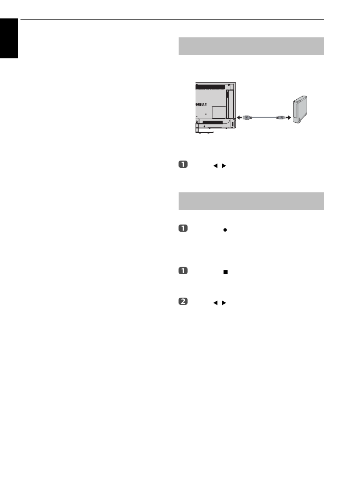 Usb hdd record function, Setting up the usb hdd for recording, To record dtv programmes (one touch recording) | Recording) | Toshiba M6363 User Manual | Page 46 / 94