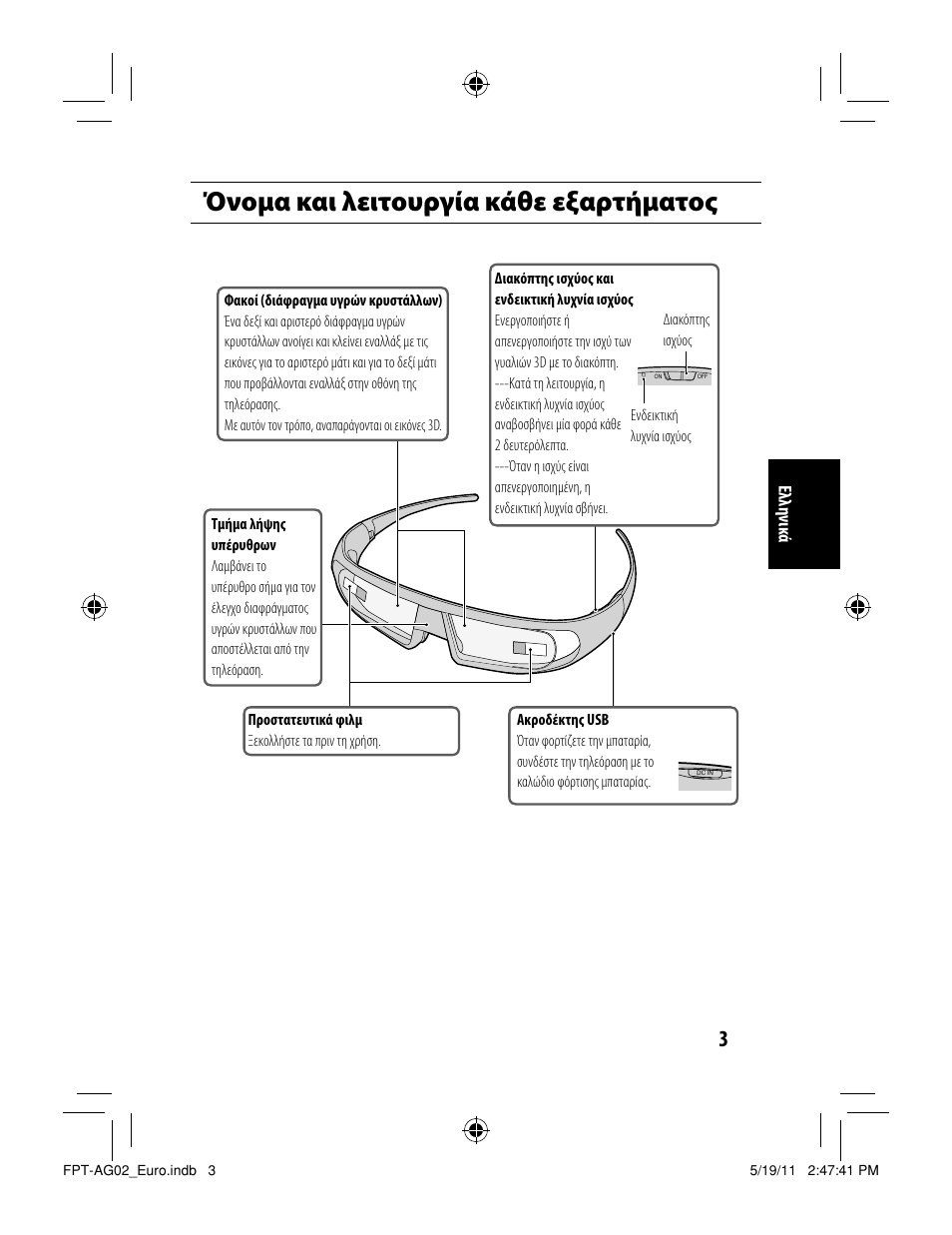 Όνομα και λειτουργία κάθε εξαρτήματος | Toshiba FPTAG02G User Manual | Page 53 / 108