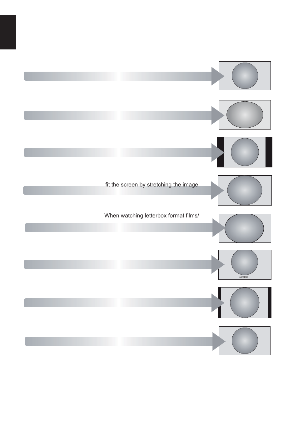 Widescreen viewing | Toshiba L2433 User Manual | Page 28 / 59