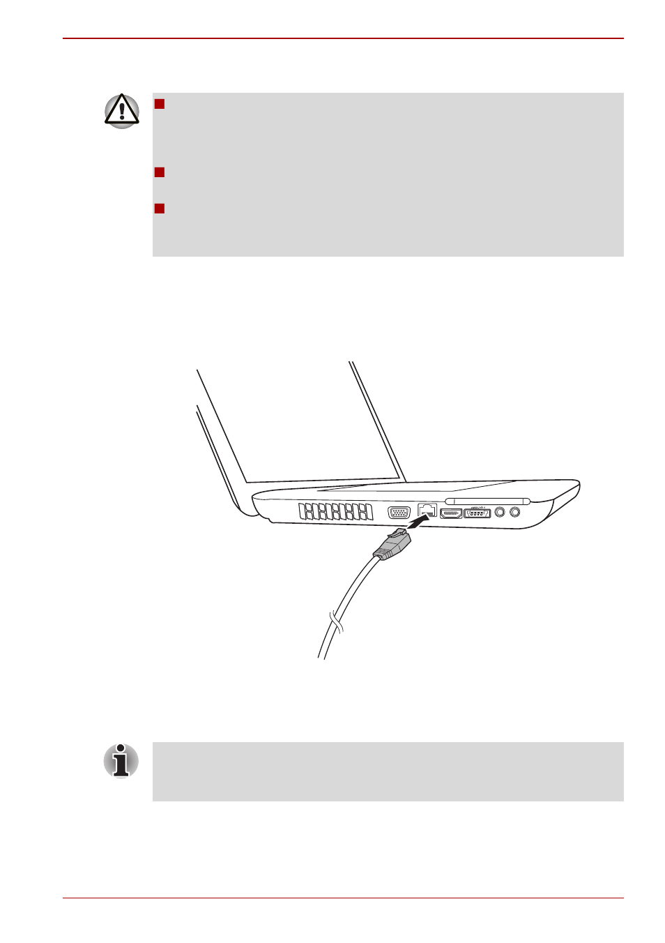 Connecting the lan cable | Toshiba Satellite Pro L550 User Manual | Page 101 / 204