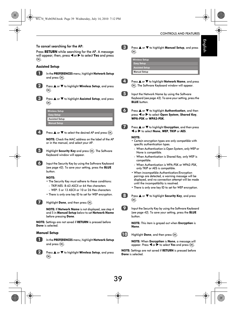 Toshiba TV743 User Manual | Page 39 / 84