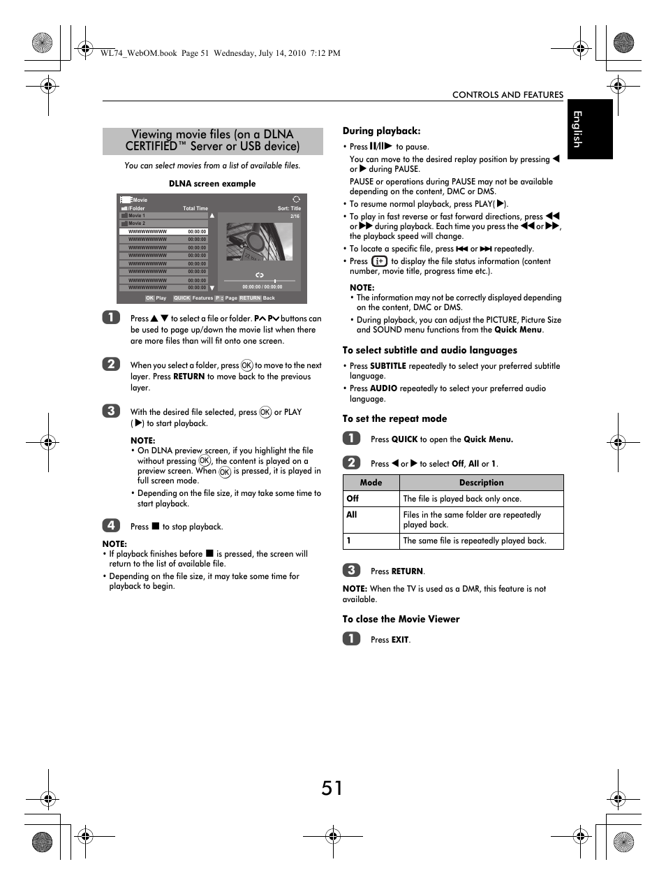 Toshiba TV743 User Manual | Page 51 / 84