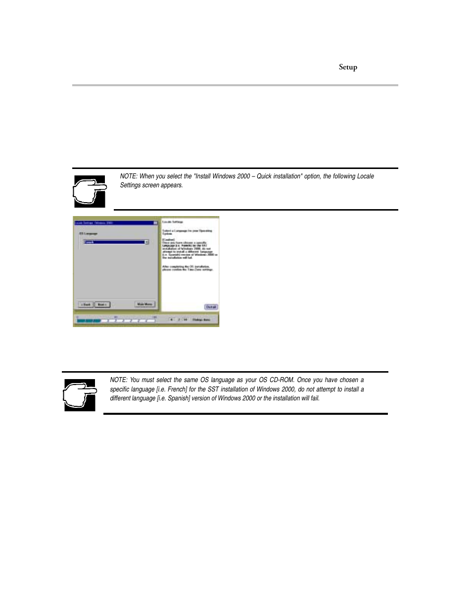 Windows 2000 quick installation | Toshiba Magnia 510D User Manual | Page 16 / 75