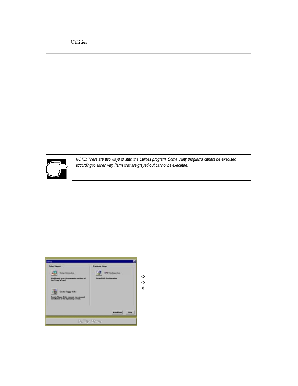 How to start utilities | Toshiba Magnia 510D User Manual | Page 48 / 75