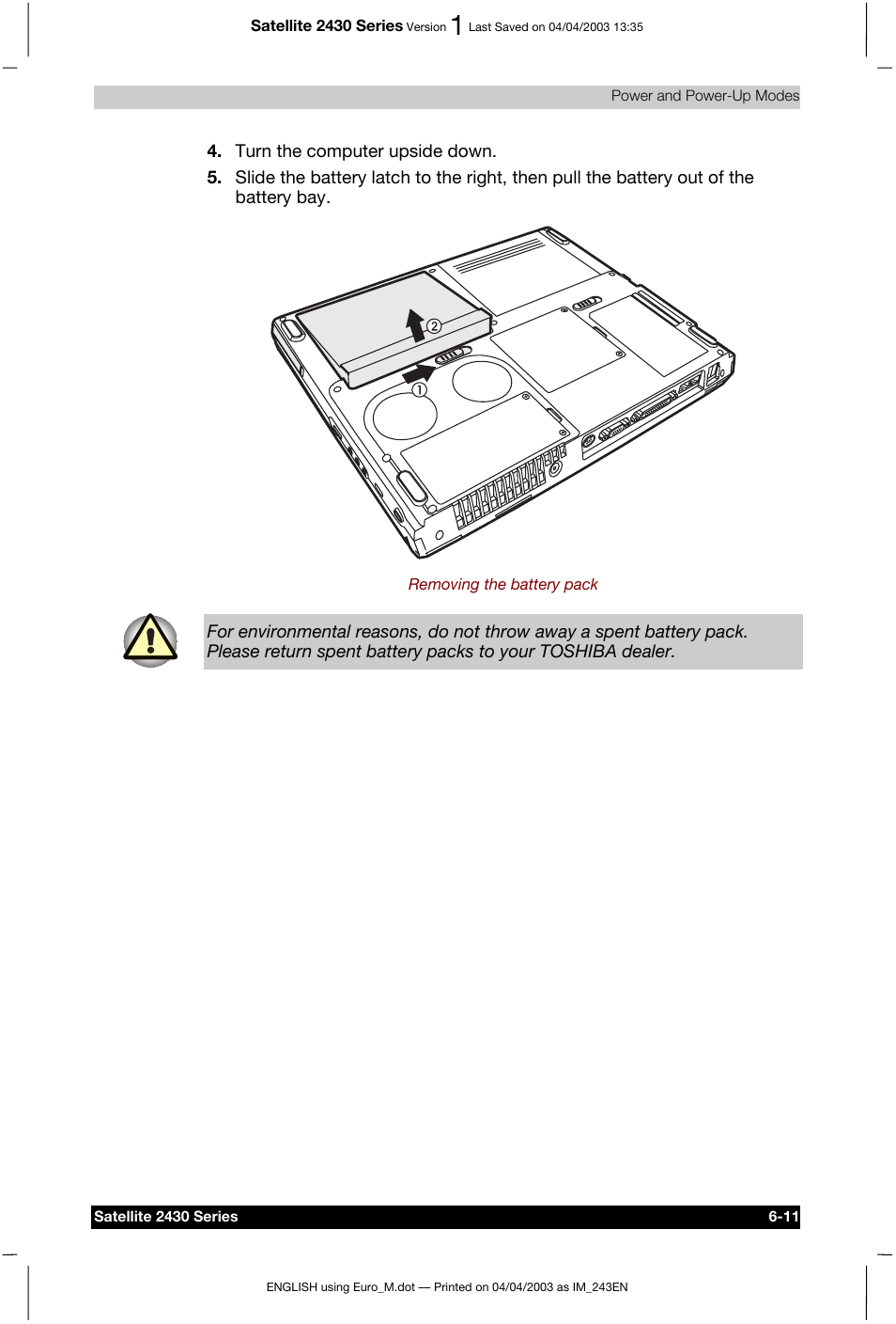 Toshiba Satellite 2430-301 User Manual | Page 108 / 222