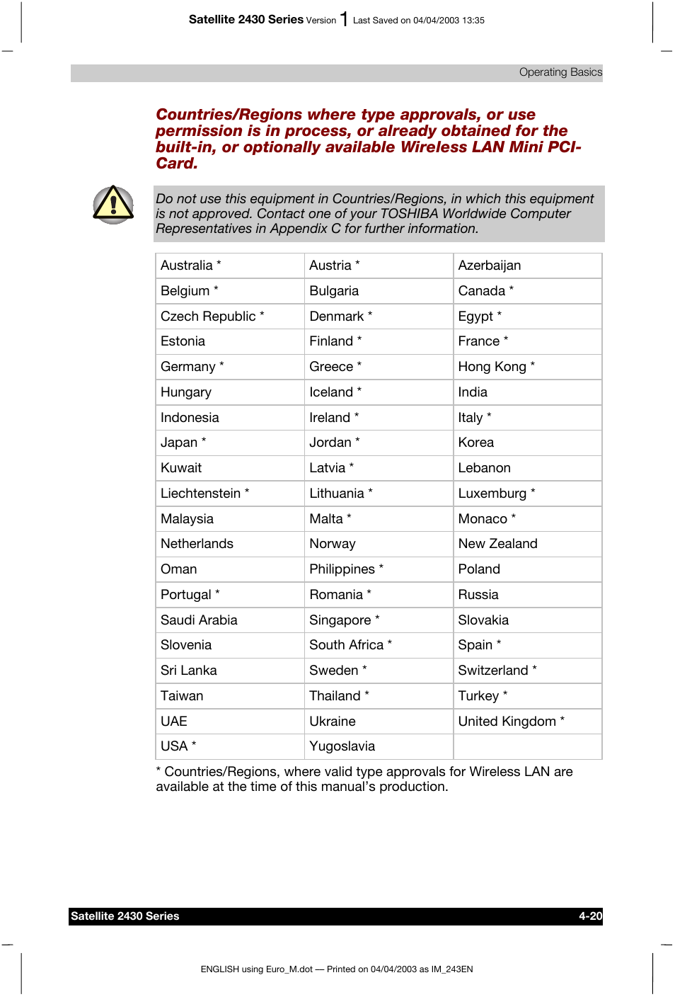 Toshiba Satellite 2430-301 User Manual | Page 87 / 222