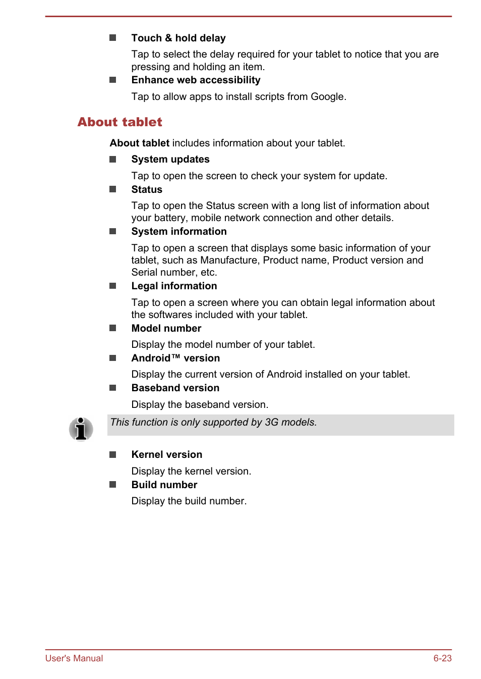 About tablet | Toshiba AT10LE-A User Manual | Page 78 / 102