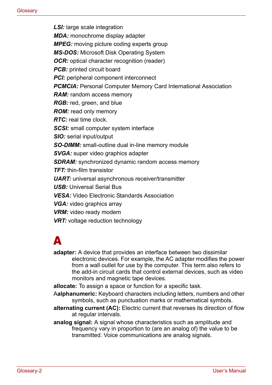 Toshiba Satellite M40 (PSM42) User Manual | Page 177 / 191