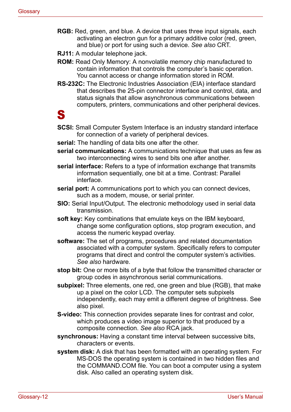 Toshiba Satellite M40 (PSM42) User Manual | Page 187 / 191