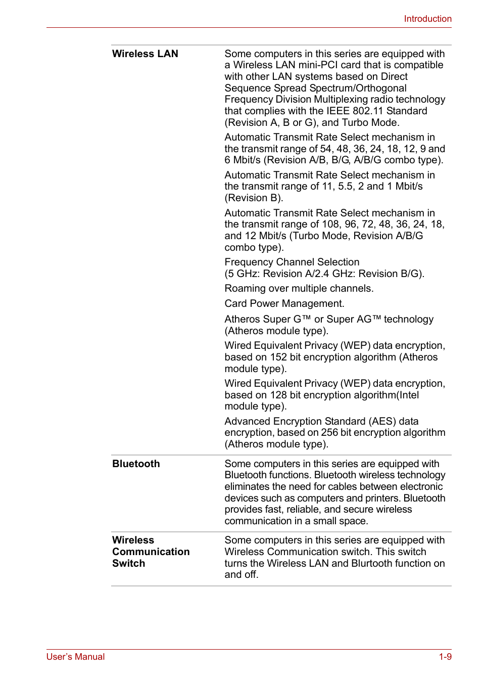 Toshiba Satellite M40 (PSM42) User Manual | Page 27 / 191