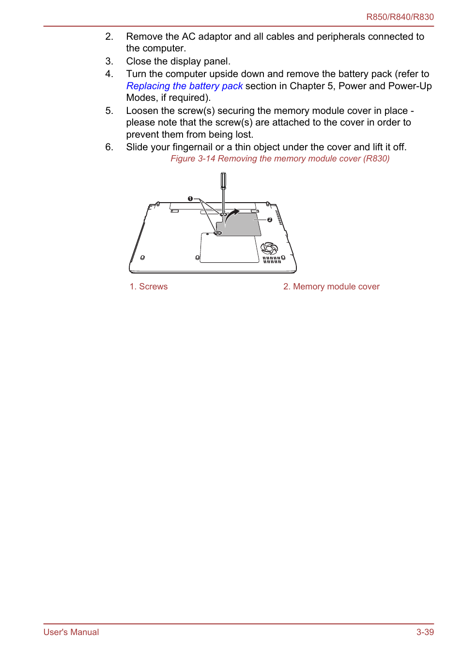 Toshiba Tecra R850 User Manual | Page 104 / 208