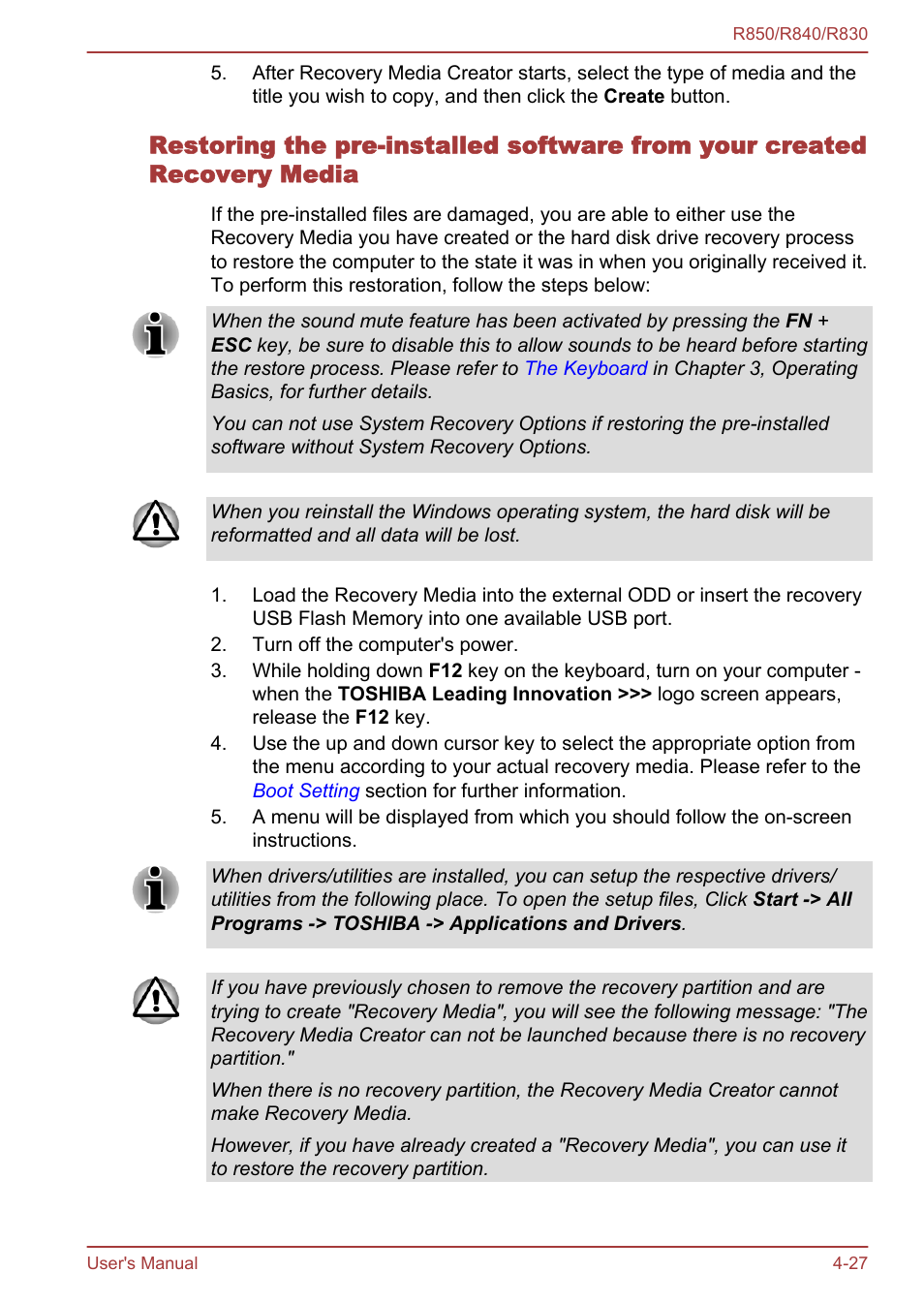 Toshiba Tecra R850 User Manual | Page 145 / 208