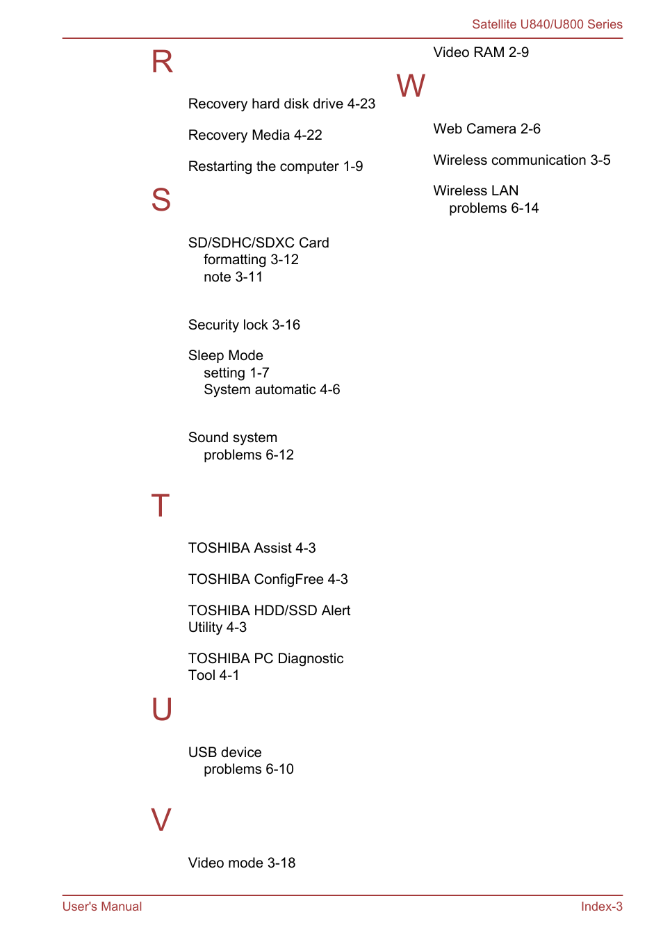 Toshiba Satellite U840 User Manual | Page 121 / 123