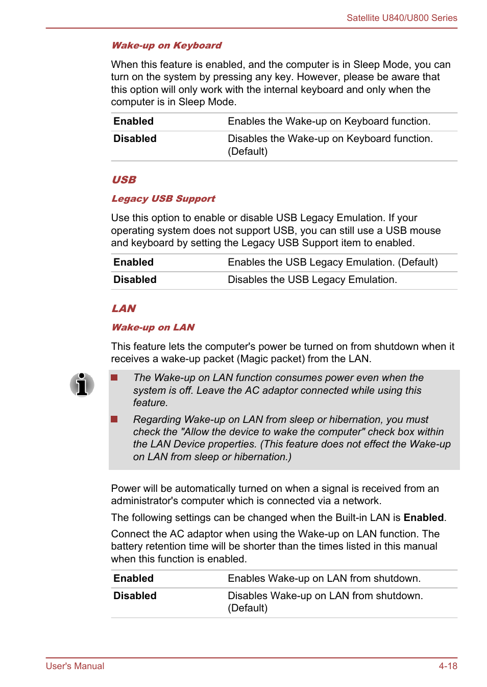 Toshiba Satellite U840 User Manual | Page 72 / 123
