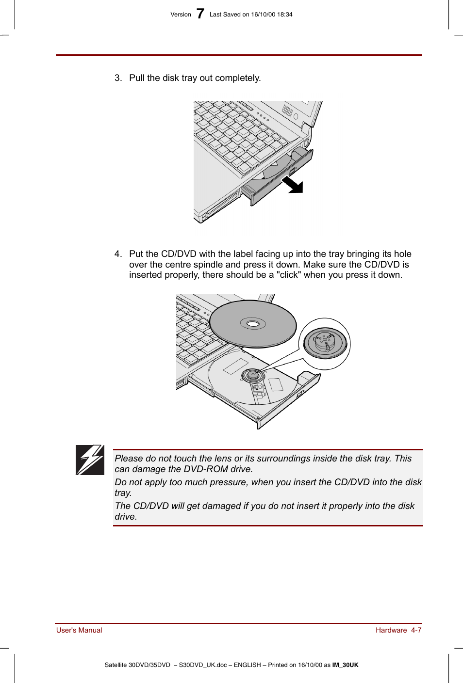 Toshiba Satellite 31 User Manual | Page 60 / 142