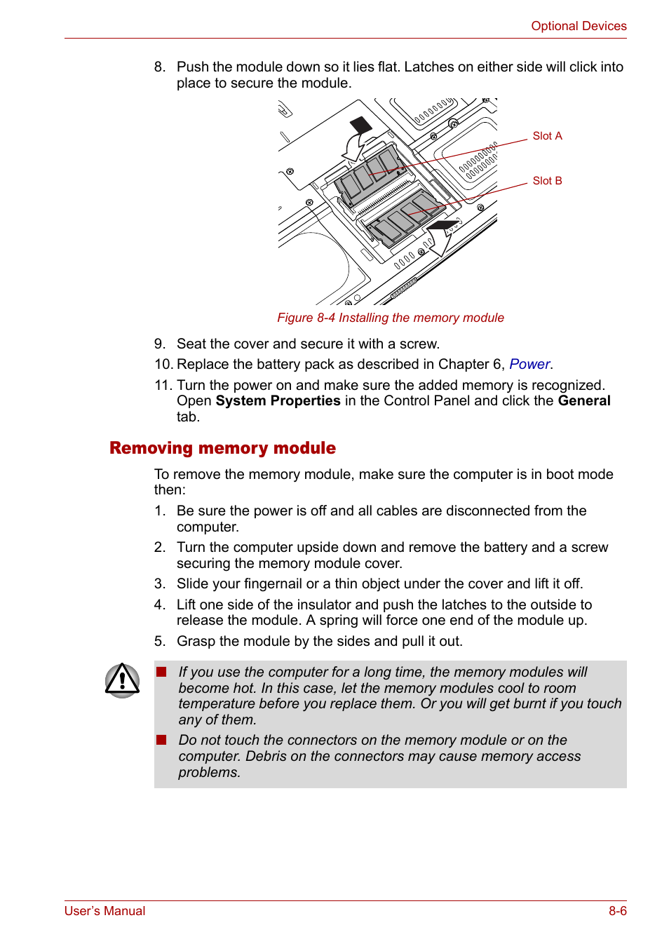 Toshiba Tecra A3X User Manual | Page 125 / 193